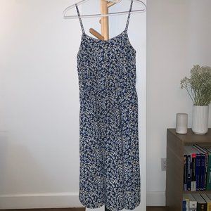 J.Crew floral spaghetti strap dress